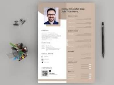 I am a Professional CV & Resume designer in just one hour 5