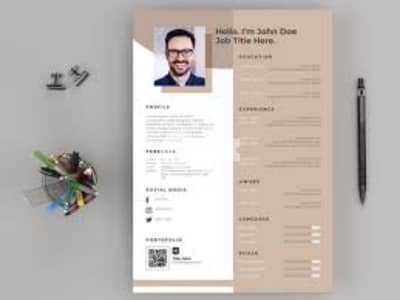 I am a Professional CV & Resume designer in just one hour 11