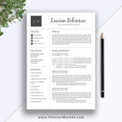 I am a Professional CV & Resume designer in just one hour 14